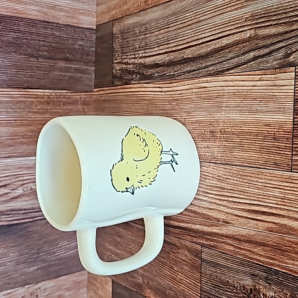 RAE DUNN DOUBLE SIDED  CUTE CHICK MUG - Picture 2 of 6